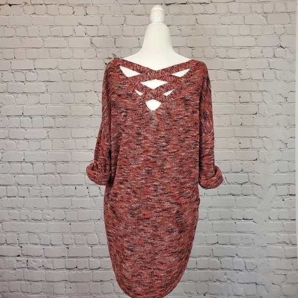 EXPRESS cross back space dye sweater sz. XS - Picture 6 of 8